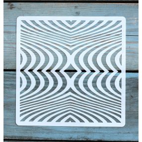 Geometria mintás ,15x15 cm-es sablon 