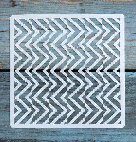 Geometria mintás ,15x15 cm-es sablon 