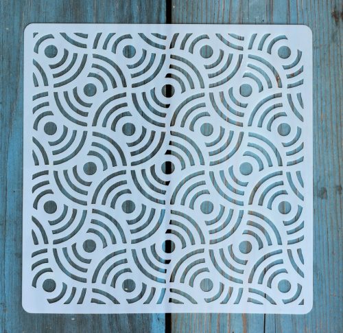 Geometria mintás ,15x15 cm-es sablon 