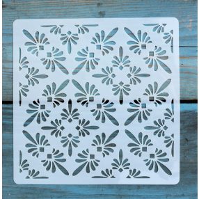 Geometria mintás ,15x15 cm-es sablon 