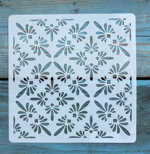 Geometria mintás ,15x15 cm-es sablon 