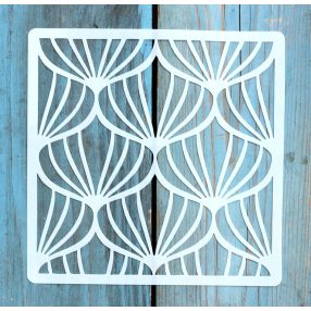 Geometria mintás ,15x15 cm-es sablon 