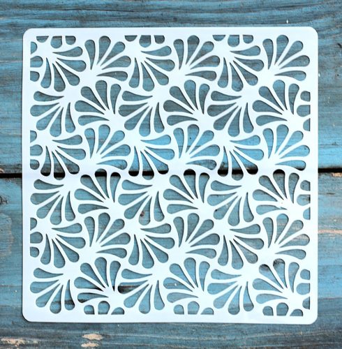 Geometria mintás ,15x15 cm-es sablon 