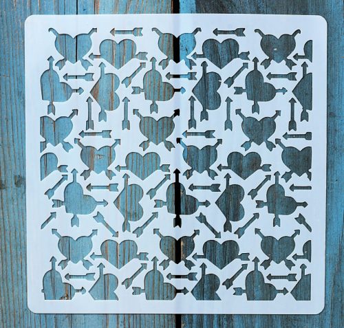 Geometria mintás ,15x15 cm-es sablon 