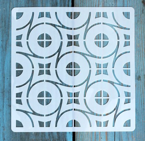 Geometria mintás ,15x15 cm-es sablon 