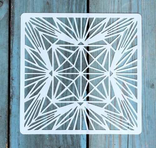 Geometria mintás ,15x15 cm-es sablon 