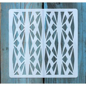 Geometria mintás ,15x15 cm-es sablon 