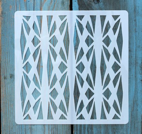 Geometria mintás ,15x15 cm-es sablon 