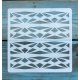 Geometria mintás ,15x15 cm-es sablon 