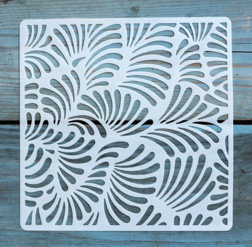 Geometria mintás ,15x15 cm-es sablon 
