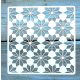 Geometria mintás ,15x15 cm-es sablon 