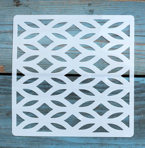 Geometria mintás ,15x15 cm-es sablon 