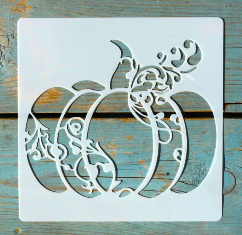 tök mintás ,15x15 cm-es sablon 