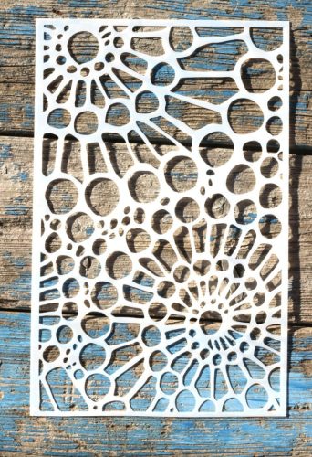 textúra mintás 18x28 cm-es festő sablon stencil