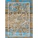 textúra pókháló mintás festő rétegző sablon stencil 18x28 cm-es 