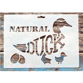 Natural Duck 21x15cm-es műanyag festő sablon DIY stencil 