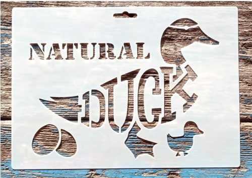 Natural Duck 21x15cm-es műanyag festő sablon DIY stencil 