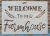 Welcome to our Farmhouse 21x15cm-es festő sablon
