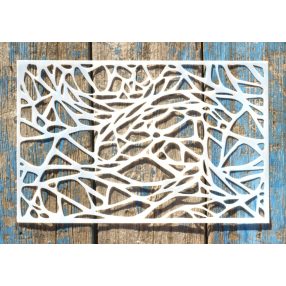 textúra mintás  sablon 18x28cm-es stencil sablon