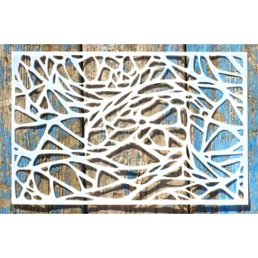 textúra mintás  sablon 18x28cm-es stencil sablon