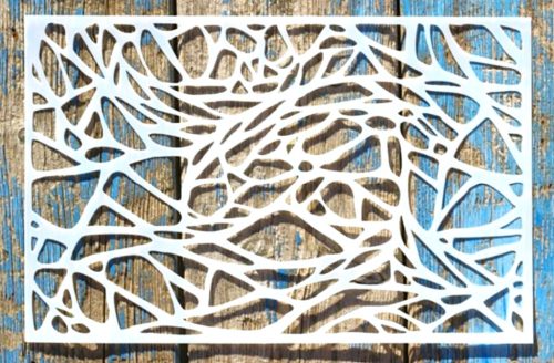 textúra mintás  sablon 18x28cm-es stencil sablon