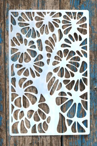 textúra, fa  mintás  műanyag festő sablon 18x26cm-es DIY stencil