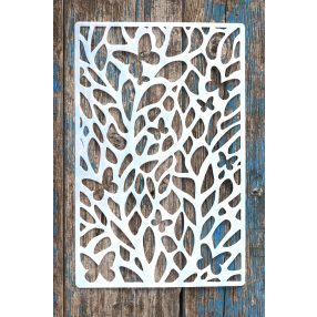 textúra,  mintás  festő sablon  18x26cm-es DIY  stencil