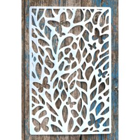 textúra,  mintás  festő sablon  18x26cm-es DIY  stencil