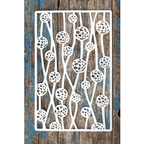   textúra mintás  festősablon 18x26cm-es  műanyag DIY stencil