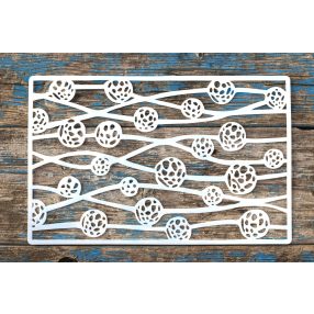   textúra mintás  festősablon 18x26cm-es  műanyag DIY stencil