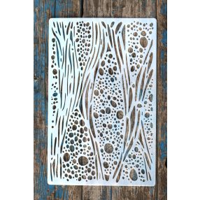textúra mintás  festő sablon 18x26cm-es DIY stencil