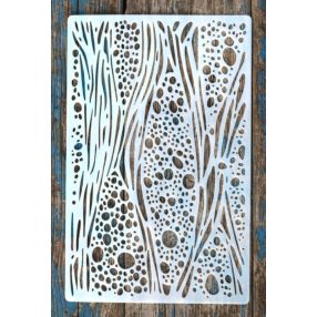 textúra mintás  festő sablon 18x26cm-es DIY stencil