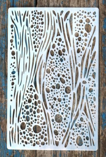 textúra mintás  festő sablon 18x26cm-es DIY stencil