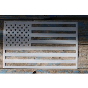 USA zászló mintás sablon 28x43cm-es fal stencil 