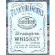 Vintage angol whiskey mintás  festő sablon  15x20 cm-es DIY stencil