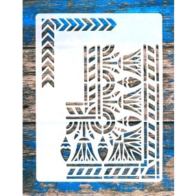   Egyiptom  sormintás rétegző festő sablon  21x28cm DIY  stencil
