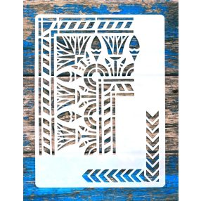 Egyiptom  sormintás festő sablon  21x28cm DIY  stencil