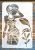 Afrika mintás festő sablon  20x30cm-DIY műanyag stencil