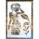 Afrika mintás festő sablon  20x30cm-DIY műanyag stencil