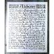 angol kézírás betű sablon műanyag  20x25cm-es DIY festő stencil 