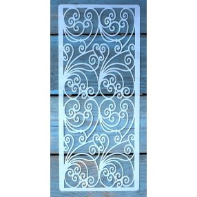   textúra  mintás 13x30cm-es DIY stencil  műanyag festő sablon