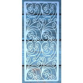   textúra  mintás 13x30cm-es DIY stencil  műanyag festő sablon