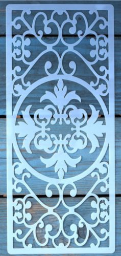 textúra  mintás 13x30cm-es DIY stencil  műanyag festő sablon