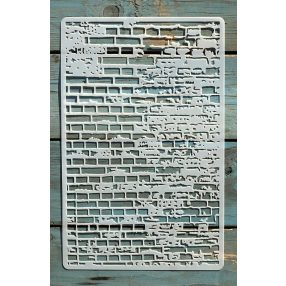   romos téglafal  mintás 18x28cm-es DIY stencil  műanyag festő sablon