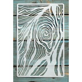   fa erezet mintás 18x28cm-es DIY stencil  műanyag festő sablon