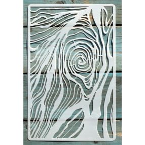   fa erezet mintás 18x28cm-es DIY stencil  műanyag festő sablon