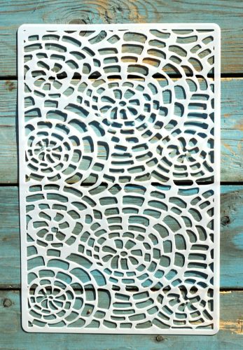 textúra mintás 18x28cm-es DIY stencil  műanyag festő sablon