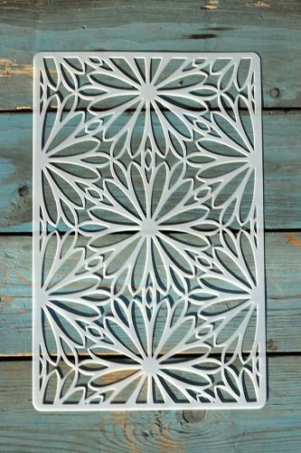 textúra mintás 18x28cm-es DIY stencil  műanyag festő sablon