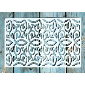   textúra mintás 18x28cm-es DIY stencil  műanyag festő sablon
