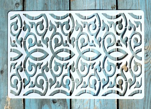 textúra mintás 18x28cm-es DIY stencil  műanyag festő sablon